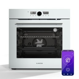 Klarstein Illuminosa inteligentní trouba, ovládání pomocí aplikace, Energetická účinnost A, Kapacita 73 l, 11 Funkcí