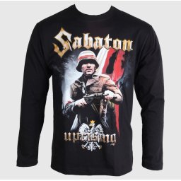 tričko pánské s dlouhým rukávem Sabaton - Uprising - Black - CARTON - LS_395