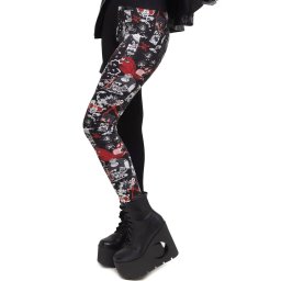 kalhoty dámské (legíny) KILLSTAR - The Powerpuff Girls - Fighting Crime - Multi - KSRA012726