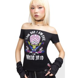 tričko dámské (top) KILLSTAR - The Powerpuff Girls - Bad And Evil Mojo Jojo - Black - KSRA012728