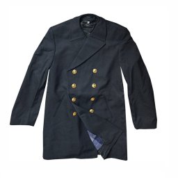 Kabát NAVY BW Colani se zlatými knoflíky TMAVĚ MODRÝ vel. 39