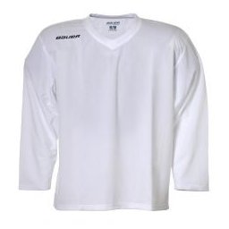 Hokejový dres Bauer Flex Practice Jersey SR White (1054921) SR XS/S - výška postavy 155-165cm