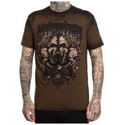 tričko pánské AFFLICTION - SCREAMING EARTH - A27216-DKTB