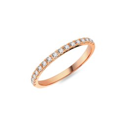 Dámský snubní prsten s lab-grown diamanty 1,7mm, růžové zlato IZKR004R-F-LG