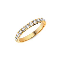 Dámský snubní prsten s diamanty 2,5 mm IZKR007-F-BR