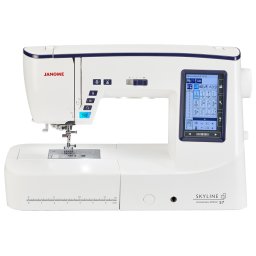 Šicí stroj JANOME SKYLINE S7 AE velikosti XL