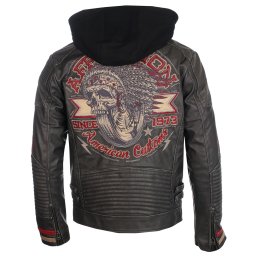 bunda pánská AFFLICTION - AC MOTO CLUB - 110OW432-BK