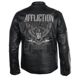 bunda pánská AFFLICTION - AMERICAN METAL - 110OW428-BK