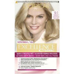 L’Oréal Paris - Excellence Creme 9.1. blond velmi světlá popelavá Barvy na vlasy 192 ml unisex