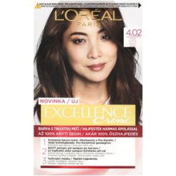 L’Oréal Paris - Excellence Creme 4.02 Hnědá duhová Barvy na vlasy 192 ml unisex