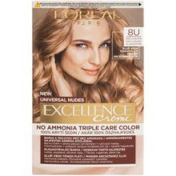 L’Oréal Paris - Excellence Creme Universal Nudes 8U Světlá blond Barvy na vlasy 252 ml unisex