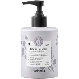 Maria Nila - Colour Refresh Pearl Silver 0.20 Masky a kúry na vlasy 300 ml Bílá unisex