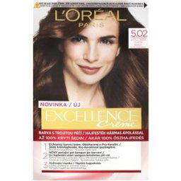 L’Oréal Paris - Excellence Creme 5.02 Světlá hnědá duhová Barvy na vlasy 192 ml unisex