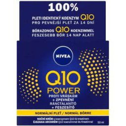 NIVEA - Zpevňující noční krém proti vráskám Q10 Power Krémy na obličej 50 ml unisex