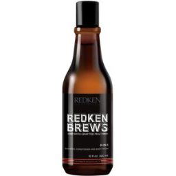 Redken - Brews 3 In 1 Shampoo Šampony 300 ml pánské