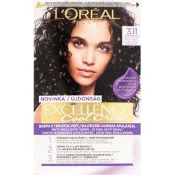 L’Oréal Paris - Excellence Cool Creme 3.11 ultra popelavá tmavá hnědá Barvy na vlasy 252 ml unisex