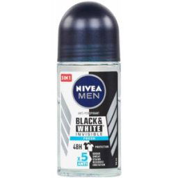 NIVEA - NIVEA MEN Kuličkový antiperspirant Black & White Fresh Deodoranty 50 ml unisex