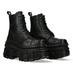 boty NEW ROCK - CRUST NEGRO, CRUST NEGRO, TANK - M.WALL083C-S3