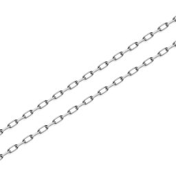 Řetízek Anker se zkosenými očky 2,5 mm, bílé zlato 14K IZ31540A