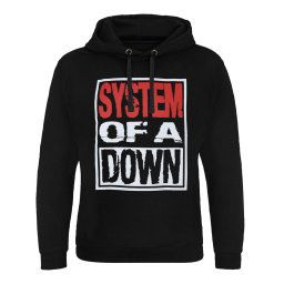 mikina pánská System Of A Down - Logo Epic - Black - HYBRIS - WMX-37-SOAD006-H92-3-BK