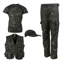 Komplet dětský EXPLORER BTP BLACK vel. 9-10