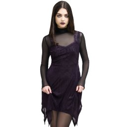 šaty dámské KILLSTAR - Valrithia - Purple - KSRA012038