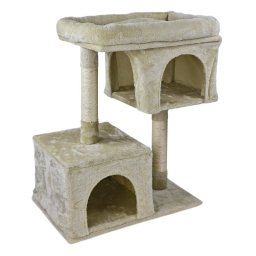 MenaVET Odpočívadlo a škrabadlo pro kočky Lilly 84 cm, béžové 83002MV