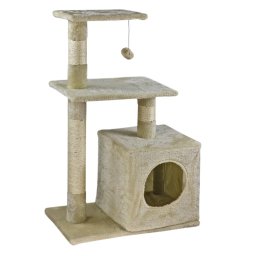 MenaVET Odpočívadlo a škrabadlo pro kočky Lucy 85 cm, béžové 83007MV