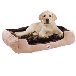 MenaVET Pelíšek pro kočky a psy Baily 75 cm, béžově-hnědý 86010MV