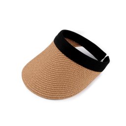 Dámský letní kšilt pružný, barva 4 hnědá přírodní