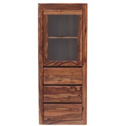 indickynabytek.cz - Vitrína Tina 60x150x45 z masivu palisandr / sheesham