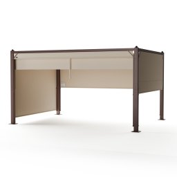 Blumfeldt Pantheon Cortina altán 3x4 m, odolný vůči povětrnostním vlivům, hliník, prášková barva, rolety