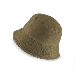 Bavlněný letní klobouk unisex, barva 1 zelená khaki
