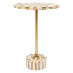 Kare designové odkládací stolky Domero Chess (Ø40 cm)
