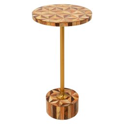 Kare designové odkládací stolky Domero Chess (Ø25 cm)