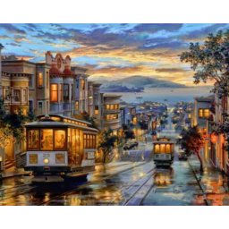 Gaira® Malování podle čísel San Francisco M1174