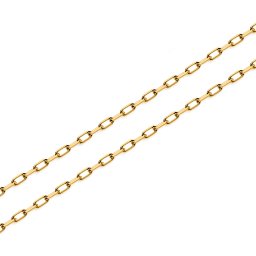 Zlatý řetízek Anker se zkosenými očky 2,5 mm IZ31540