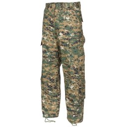 Kalhoty US střih ACU rip-stop DIGITAL WOODLAND vel. 3XL