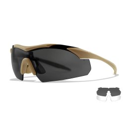 WILEY X brýle střelecké WX VAPOR sada 2 skla TAN rám