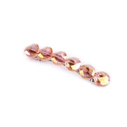 Francouzská spona do vlasů, barva 2 crystal rose patina AB
