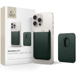 Tech-Protect MagWallet Univerzální MagSafe peněženka - Zelená