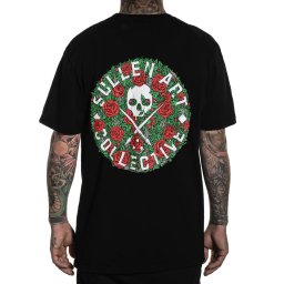 tričko pánské SULLEN - ROSES AND BONES - SCM6510_BK