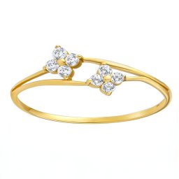 Silvego Zlatý prsten Deidra s Brilliance Zirconia ze žlutého 14kt zlata - FNNNP229RGY