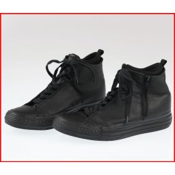 boty dámské zimní CONVERSE - Chuck Taylor All Star Selene - monochrome blk/blk/blk - POŠKOZENÉ - MY1077