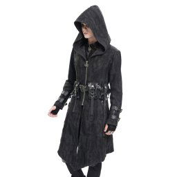kabát pánský DEVIL FASHION - Black Gothic Punk - CT251