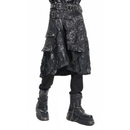 kilt pánský DEVIL FASHION - Black Gothic - SKT227