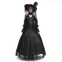 sukně dámská DEVIL FASHION - Black Gothic Gorgeous - ESKT05001