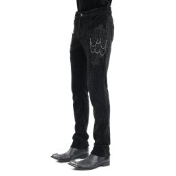 kalhoty pánské DEVIL FASHION - Black Gothic Vintage - PT258