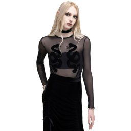 tričko dámské (top) KILLSTAR - Nightblossom - Black - KSRA012598