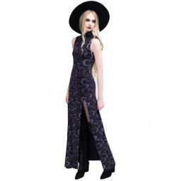 šaty dámské KILLSTAR - Eerie Pythia - Purple - KSRA012536